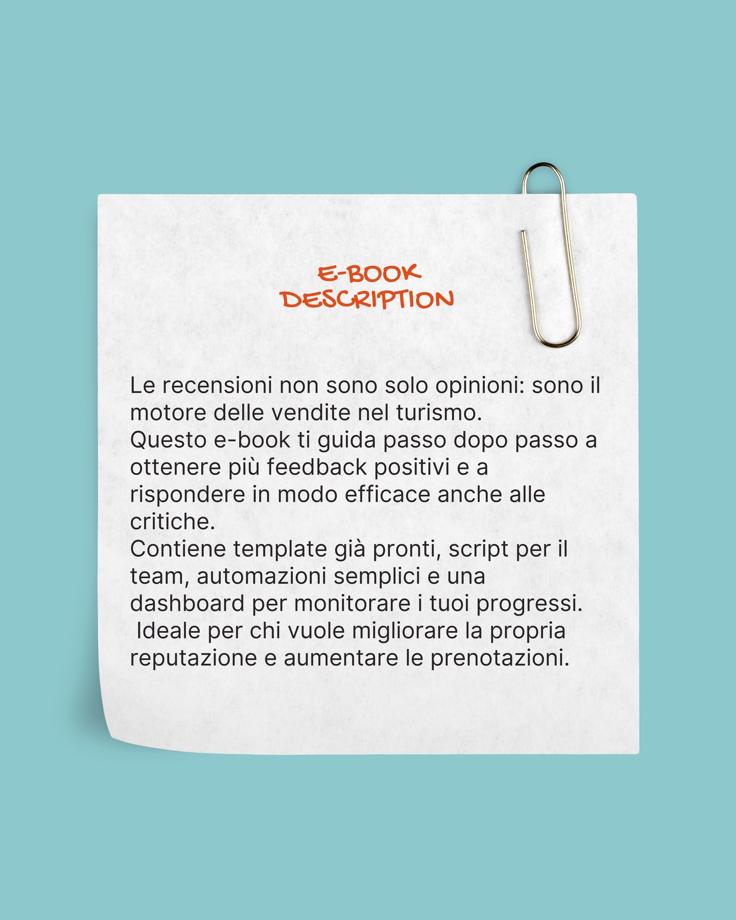 Dalle 5 stelle al sold out