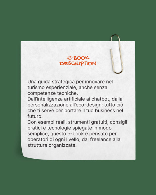 Esperienze 2025/2030
